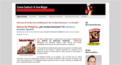 Desktop Screenshot of comoseducirunamujer.net