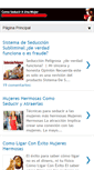 Mobile Screenshot of comoseducirunamujer.net